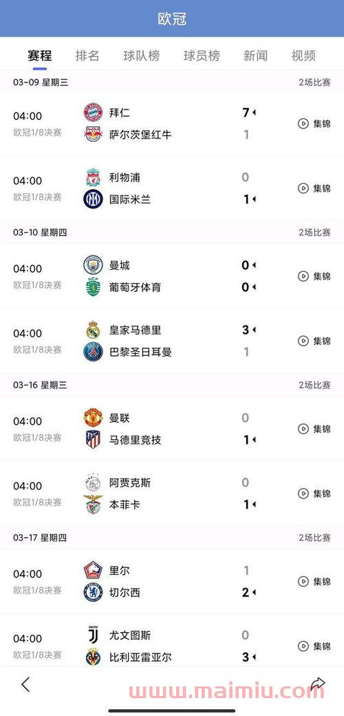 欧冠决赛2022时间比分（欧冠决赛赛程安排）