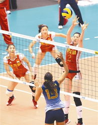 中国女排对巴西拦网(中国女排对站巴西) 中国女排对巴西拦网(中国女排对站巴西)
