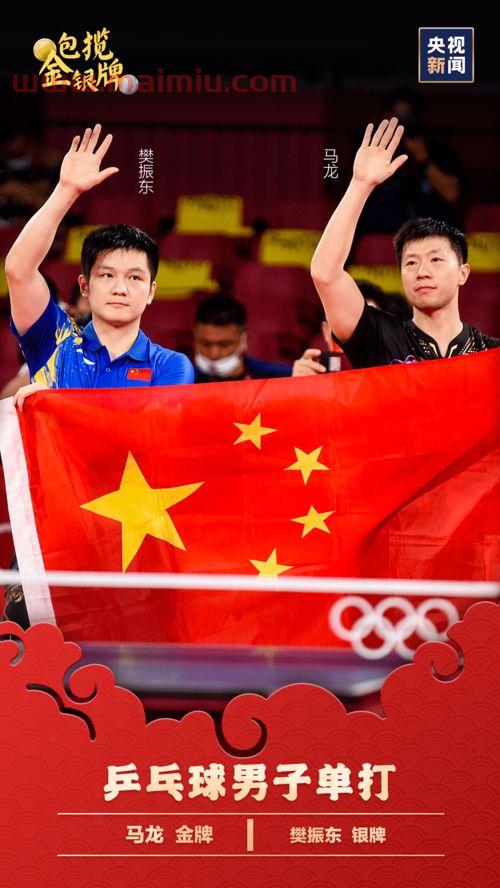 中国队第9次包揽冠亚军